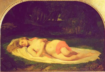 Schlafende Nymphe, 1844-49